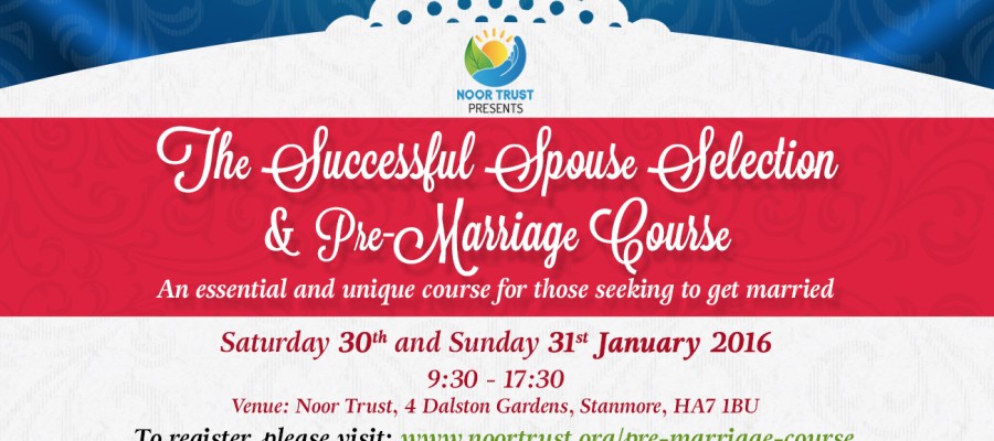 Successful Spouse Selection and Pre-Marriage Course